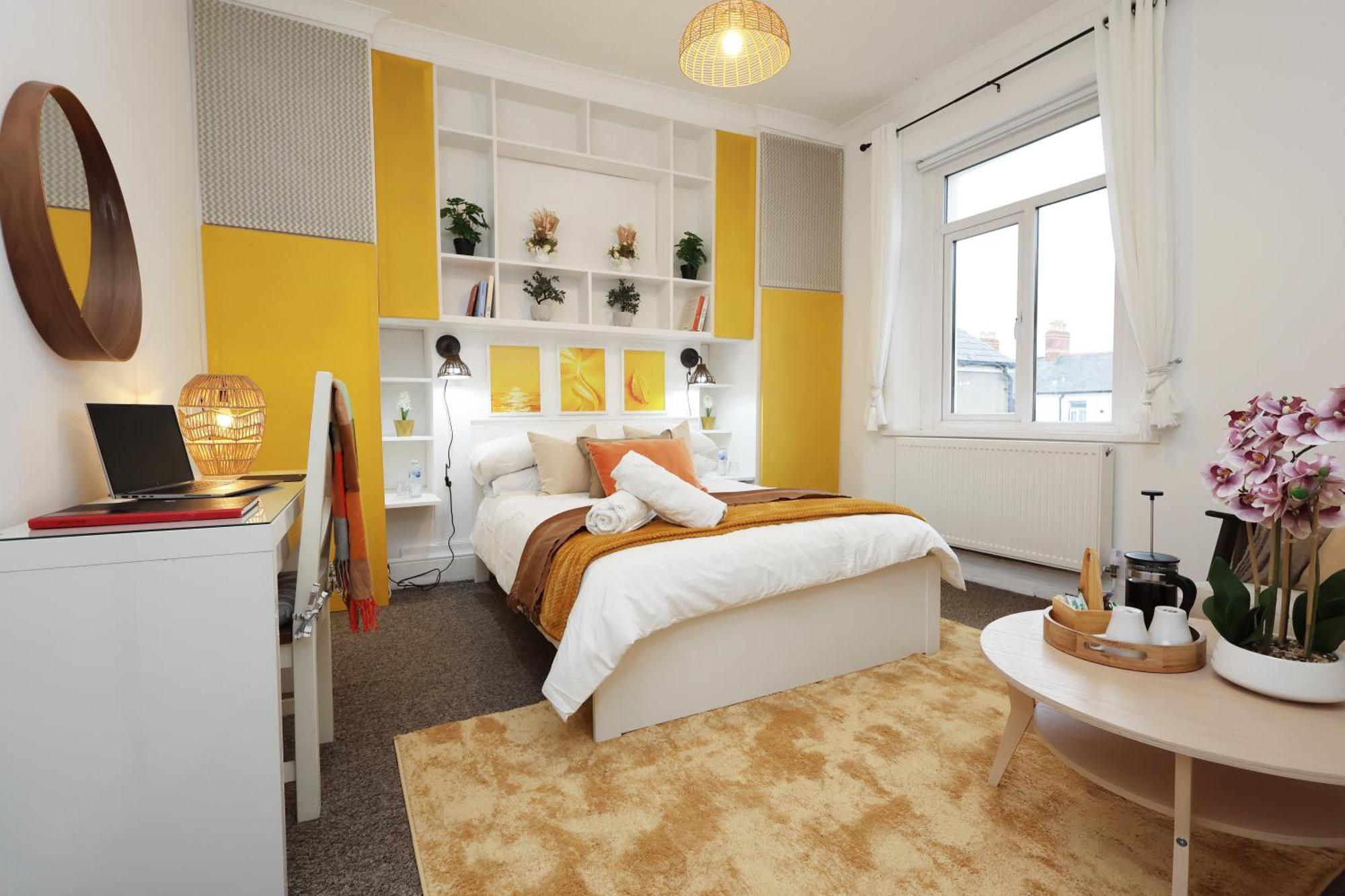 Cardiff City Guesthouse, Central Rooms, Fast Wi-Fi, On-Street Parking 卡迪夫 外观 照片